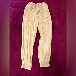 Tan joggers